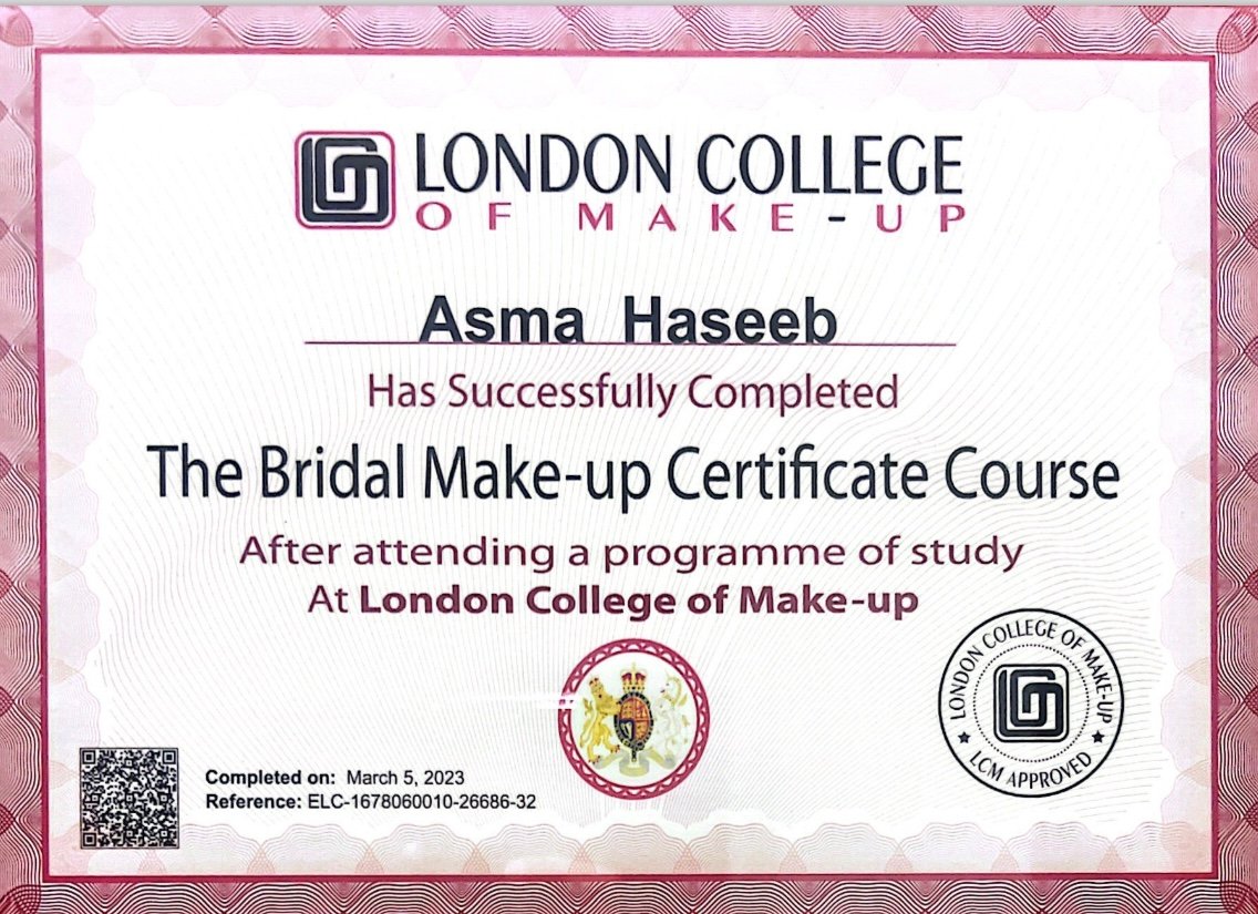 Advanced Bridal Makeup Certification – London College of Make-up